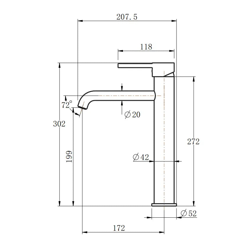 Lucid Pin Lever-Basin Mixer BUYG0151.BM