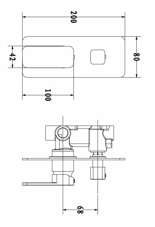 Ivano-Shower Mixer CH0225-2.ST