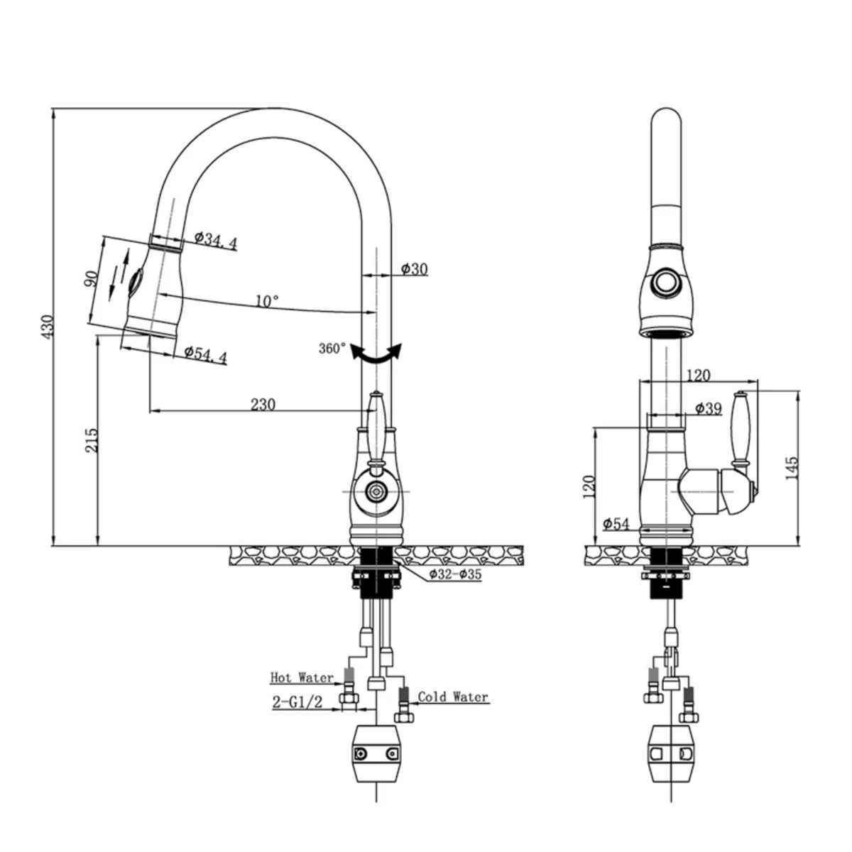 Kitchen Mixer CH1018.KM
