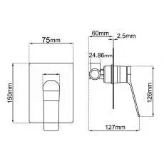 Rushy-Shower Mixer BU0156-2.ST