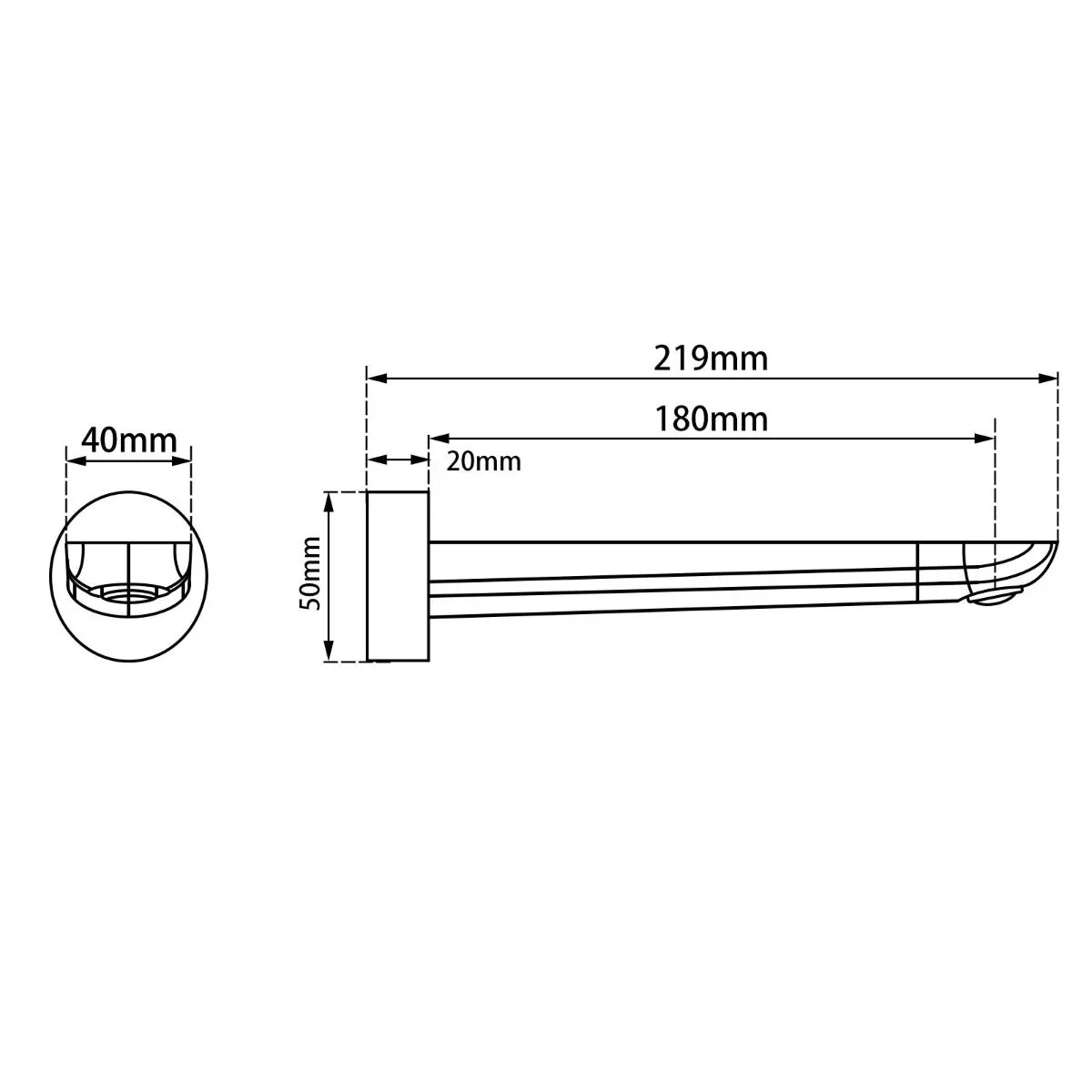 Rushy-Bath Spout BUGM0015.BS