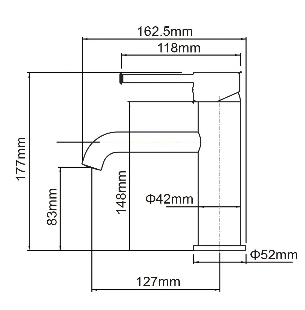 Lucid Pin Lever-Basin Mixer BUYG0150.BM