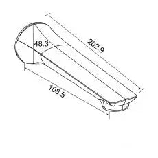 Au-Bath Spout CH0016.BS
