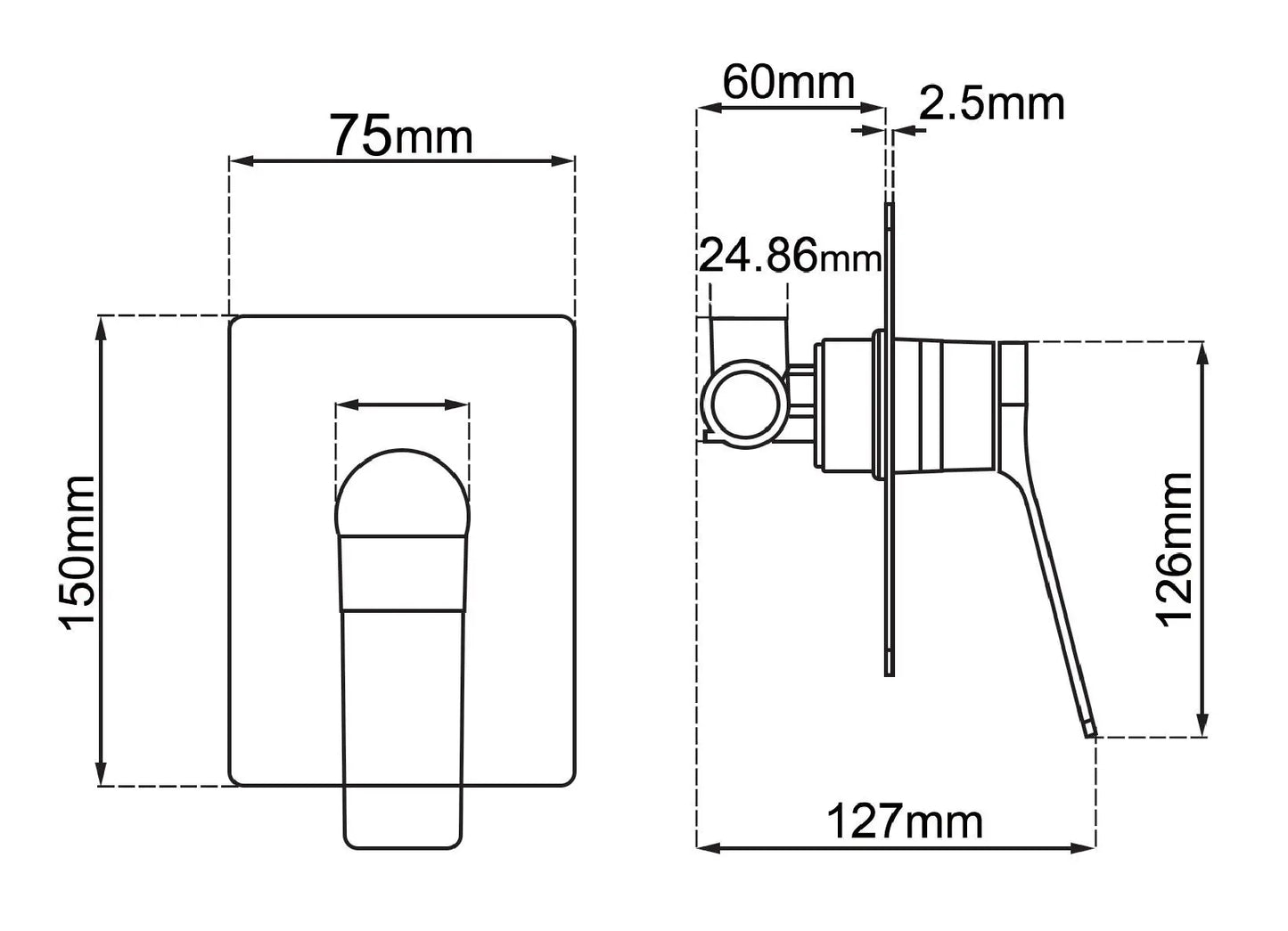 Rushy-Shower Mixer CH0156-2.ST