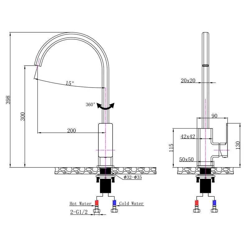 Ivano-Kitchen Mixer CH0228.KM